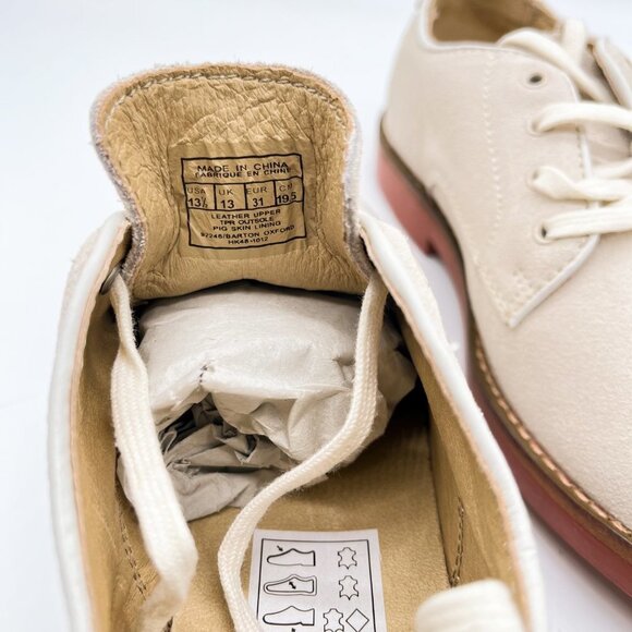 Boys brand new in box Ralph Lauren white buc shoes - Picture 7 of 9